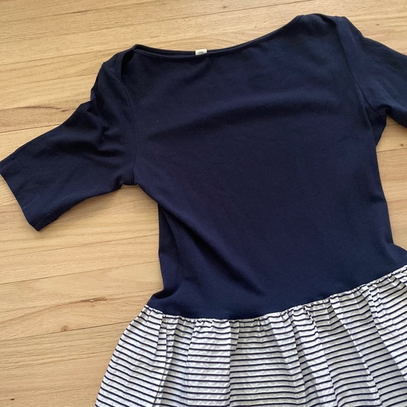 Liz Claiborne Nautical Dress with puff bottom - Picture 2 of 4